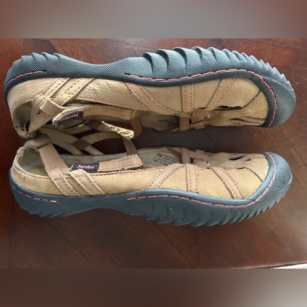Jambu Beige Leather Upper Shoes - Picture 8 of 8